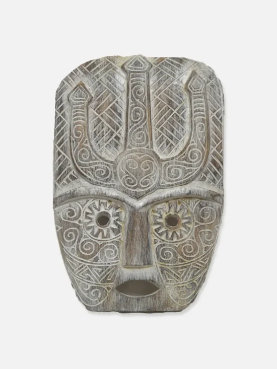 MASCARA CON CANDIL WHITE WASH