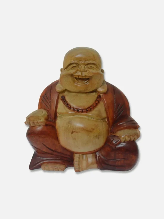 BUDHA FELIZ MADERA